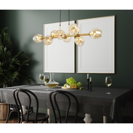 ITALUX Borgo PND-30843-8 GD+AMB - Nowoczesna lampa z kategorii - Wiszące