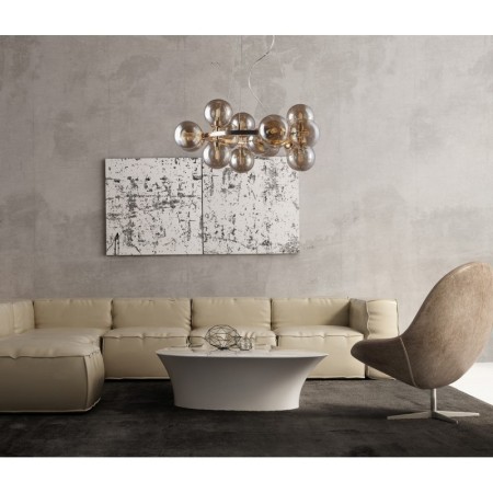 ITALUX Marbelio PND-6161-15 GO+CO - Nowoczesna lampa z kategorii - Wiszące