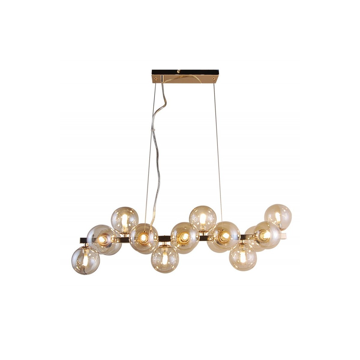 ITALUX Marbelio PND-6161-16 GO+CO - Nowoczesna lampa z kategorii - Wiszące