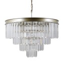 Lampa wisząca z kryształami ITALUX PND-44372-8-CHMP-GLD