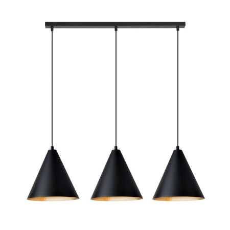 Lampa wisząca REBEL 3 BLACK/GOLD