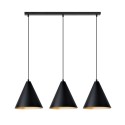 Lampa wisząca REBEL 3 BLACK/GOLD