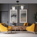 Lampa sufitowa FINES 2 BL TRANSPARENT