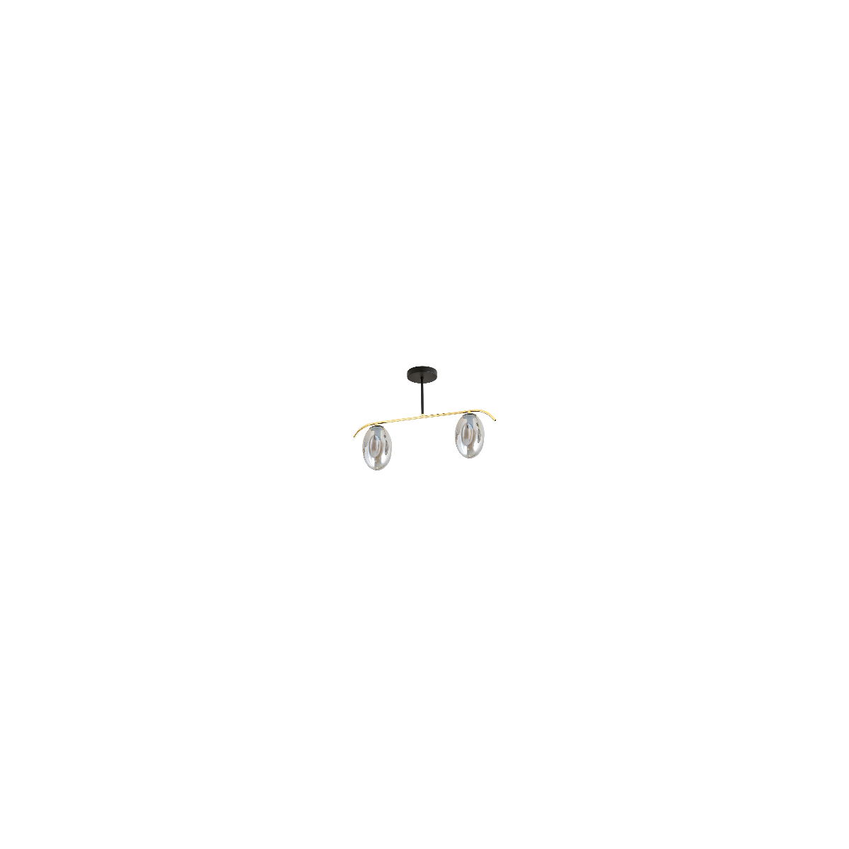 Lampa sufitowa FINES 2 BL GRAFIT