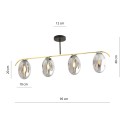 Lampa sufitowa FINES 4 BL GRAFIT