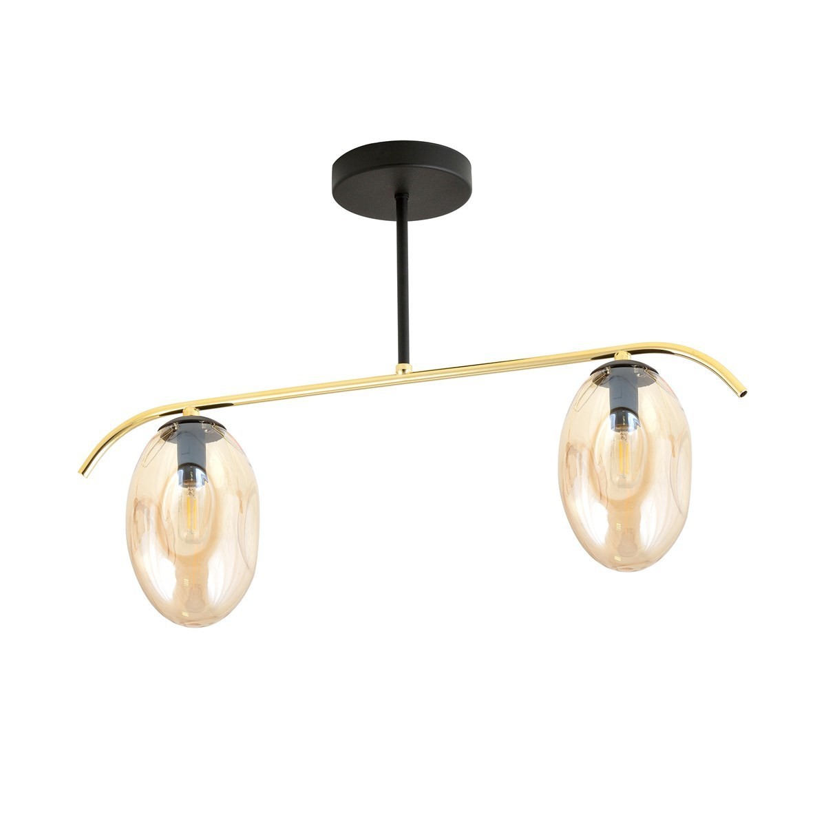 Lampa sufitowa FINES 2 BL MIODOWY