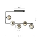 Lampa sufitowa SOMA 5 BL GRAFIT