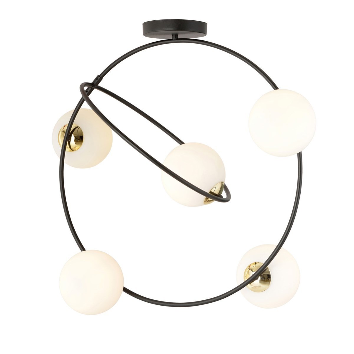 Żyrandol STARDOM 5 BL OPAL