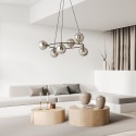 Lampa wisząca AZURA 6 BL GRAFIT