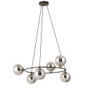Lampa wisząca AZURA 6 BL GRAFIT