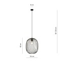 Lampa wisząca ONYX 1 BL