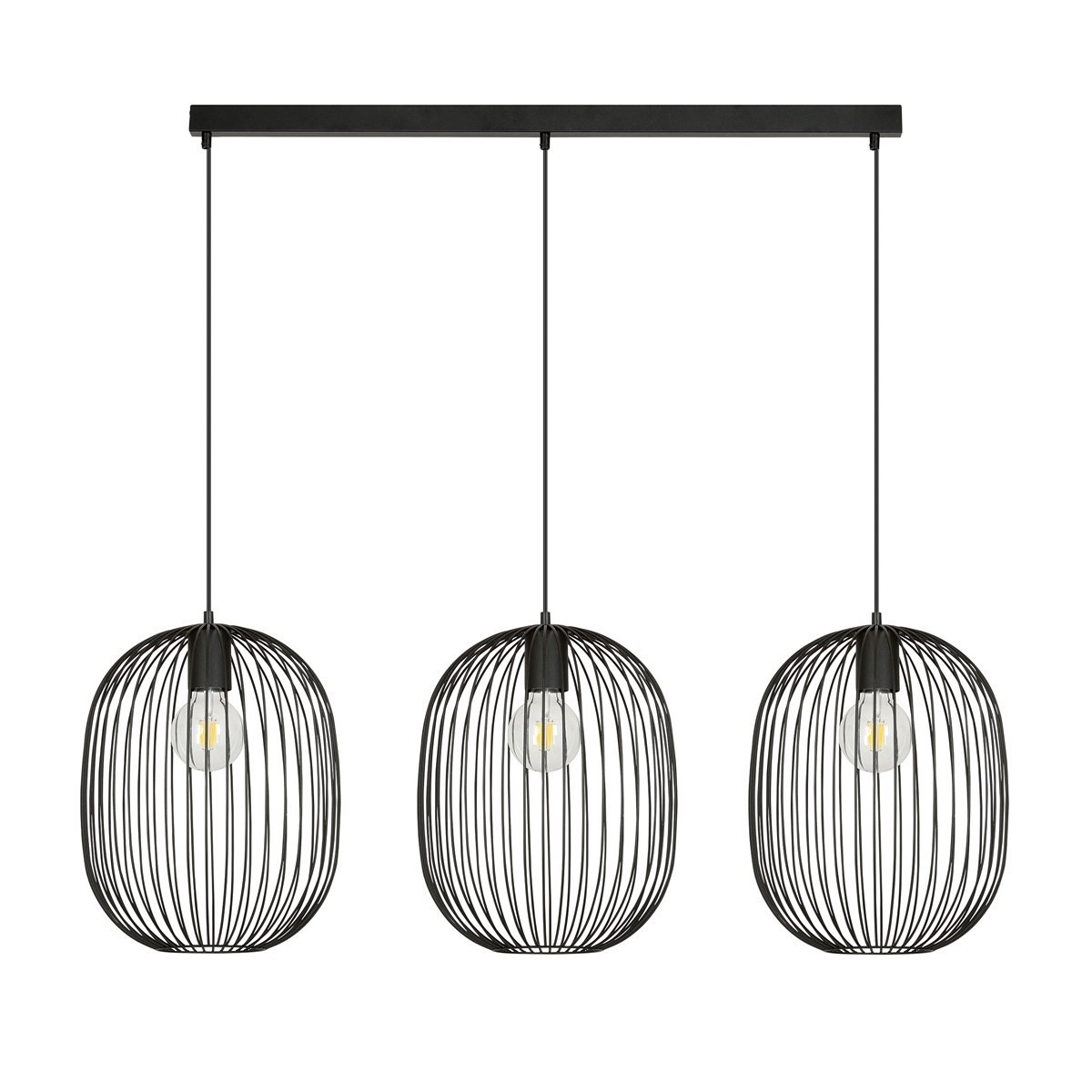 Lampa wisząca ONYX 3 BL