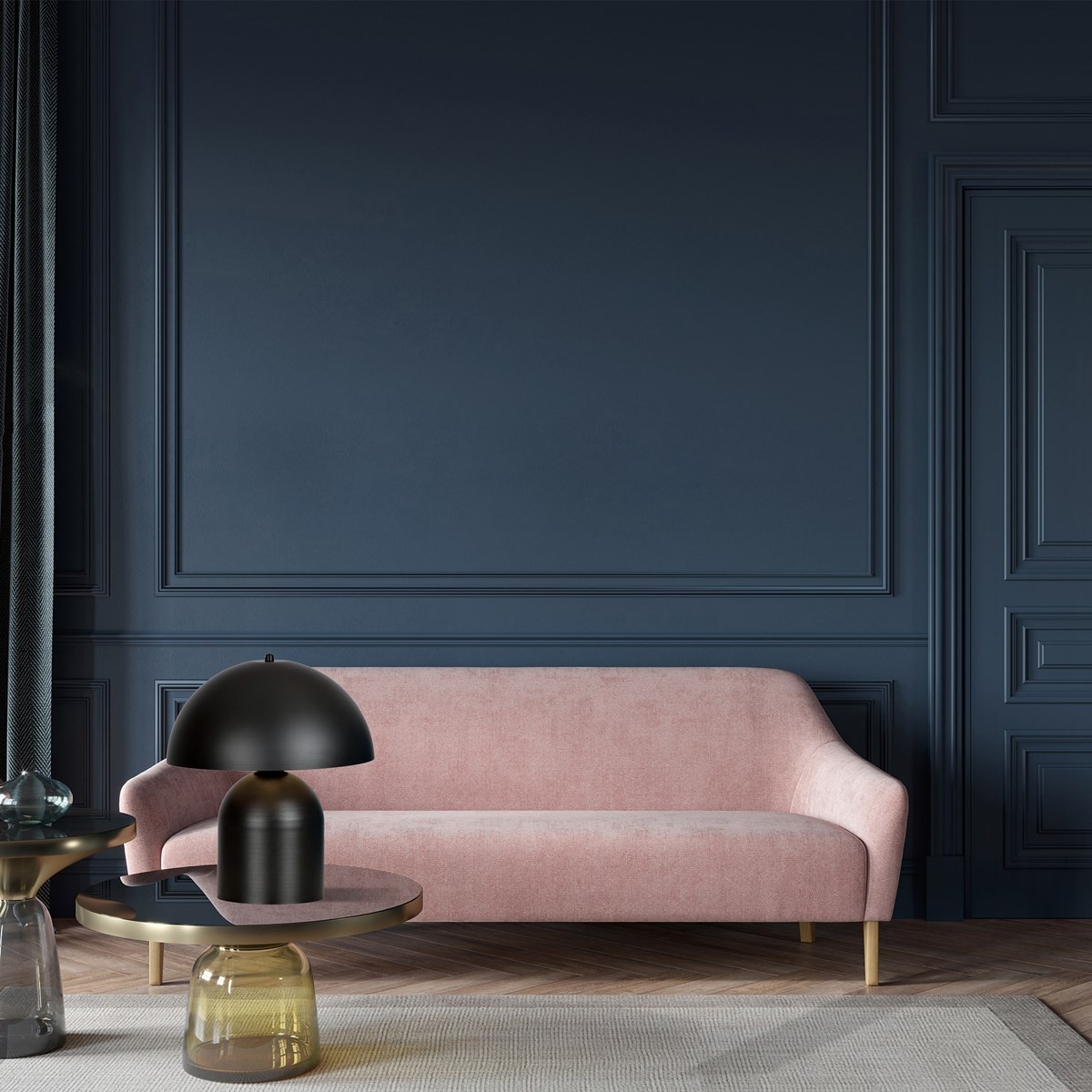 Lampka nocna KAVA LN1 BLACK