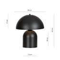 Lampka nocna KAVA LN1 BLACK