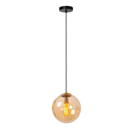 Lucide 45493/30/62 MONSARAZ - Lampa wisząca - 25 cm - 1xE27 - Bursztynowa