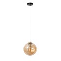 Lucide 45493/30/62 MONSARAZ - Lampa wisząca - 25 cm - 1xE27 - Bursztynowa