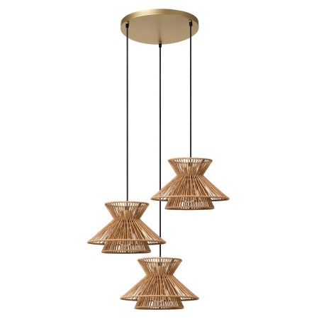 Lucide 10420/03/72 TASMAN - Lampa wisząca - 3xE27 - Naturalna