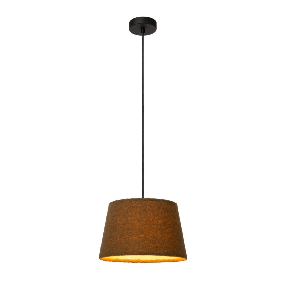 Lucide 10416/01/33 WOOLLY - Lampa wisząca - 28 cm - 1xE27 - Zielony