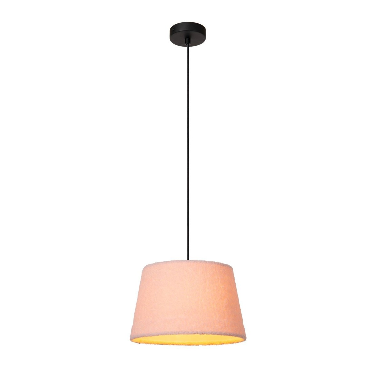 Lucide 10416/01/66 WOOLLY - Lampa wisząca - 28 cm - 1xE27 - Różowa