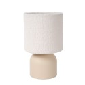 Lucide 10516/01/38 WOOLLY - Lampa stołowa - 16 cm - 1xE14 - Kremowa