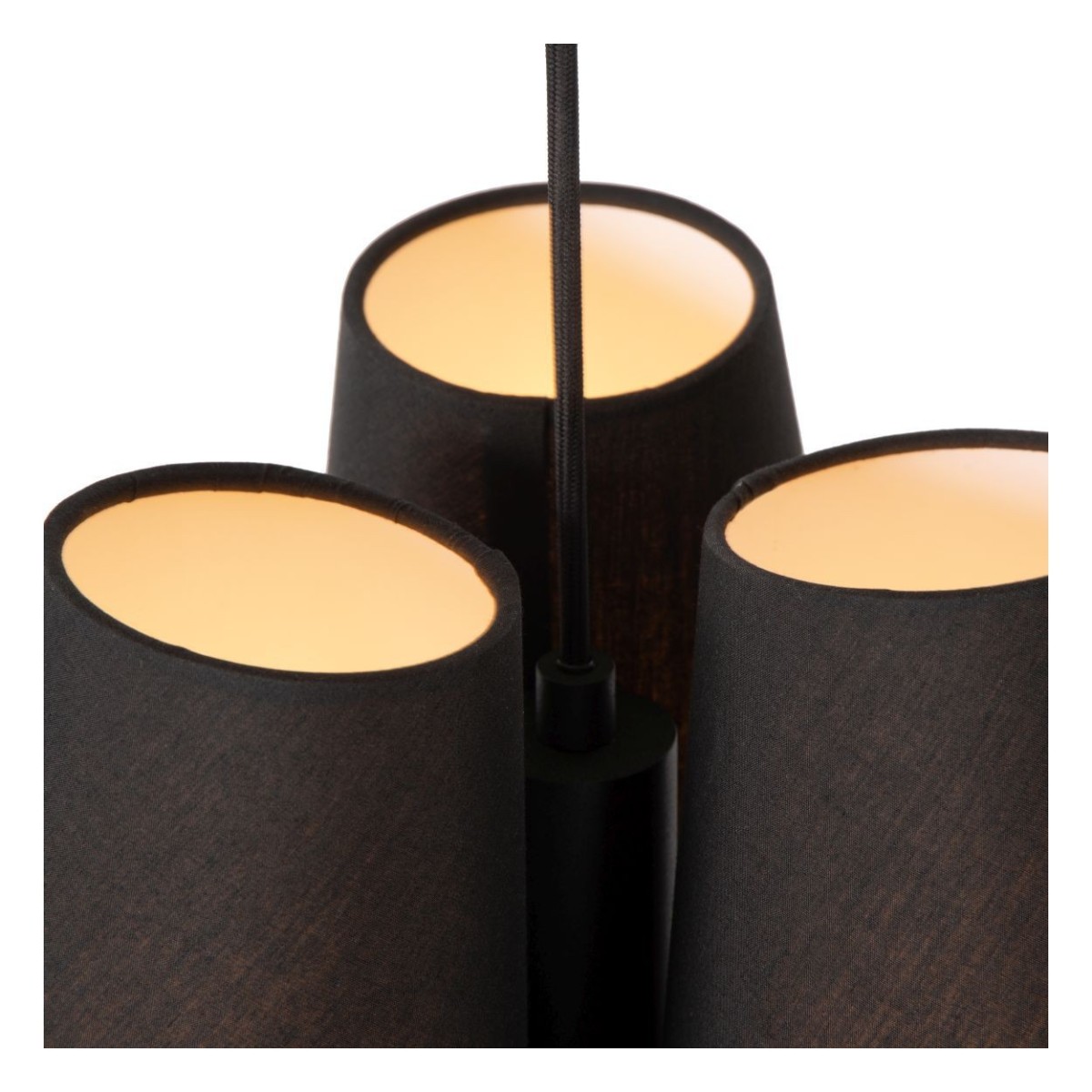 Lucide 30495/03/30 GREGORY - Lampa wisząca - 34.3 cm - 3xE27 - Czarny