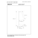 Lucide 30595/81/30 GREGORY - Lampa stołowa - 1xE27 - Czarna