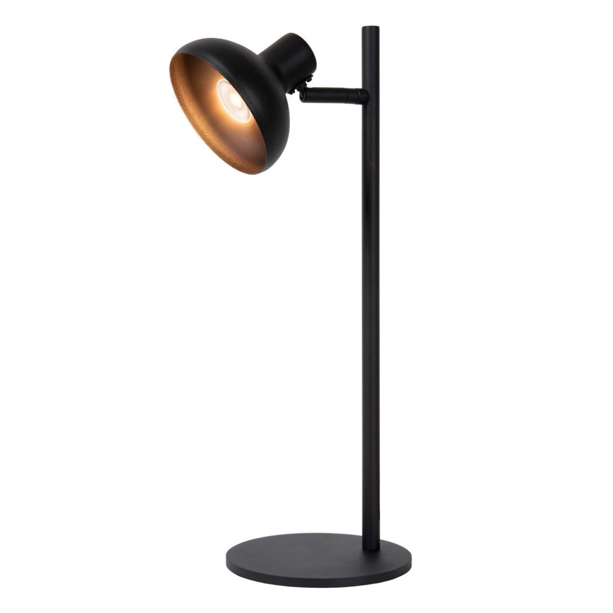 Lucide 30597/01/30 SENSAS - Lampa biurkowa - 18 cm - 1xGU10 (ES111) - Czarna