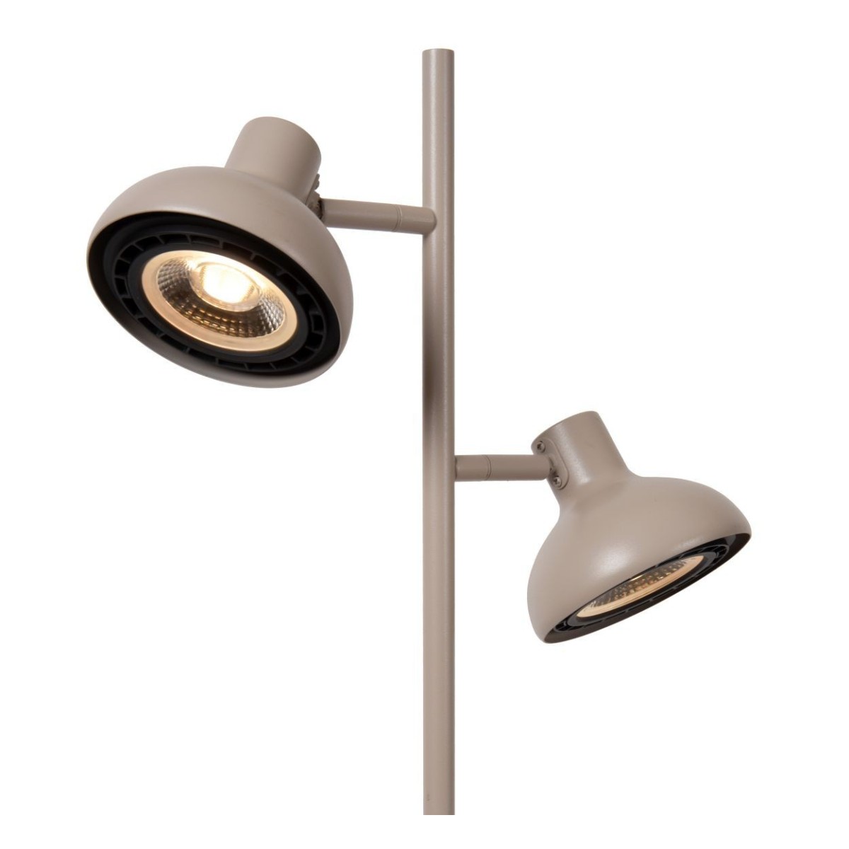 Lucide 30797/02/38 SENSAS - Lampa podłogowa - 2xGU10 (ES111) - Kremowy