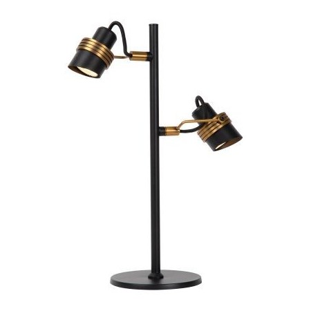 Lucide 34544/02/30 TUNDRAN - Lampa stołowa - 2xGU10 - Czarny