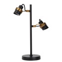 Lucide 34544/02/30 TUNDRAN - Lampa stołowa - 2xGU10 - Czarny