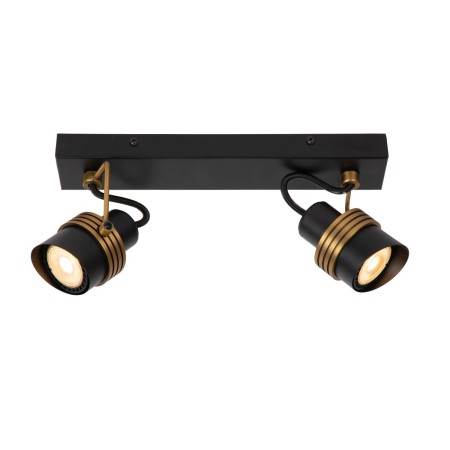 Lucide 34944/02/30 TUNDRAN - Reflektor sufitowy - 2xGU10 - Czarny