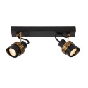Lucide 34944/02/30 TUNDRAN - Reflektor sufitowy - 2xGU10 - Czarny