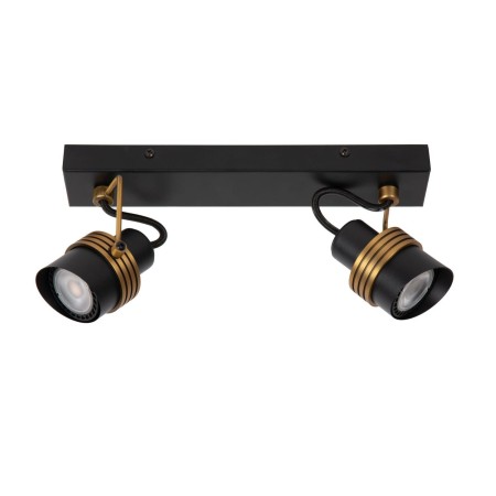 Lucide 34944/02/30 TUNDRAN - Reflektor sufitowy - 2xGU10 - Czarny