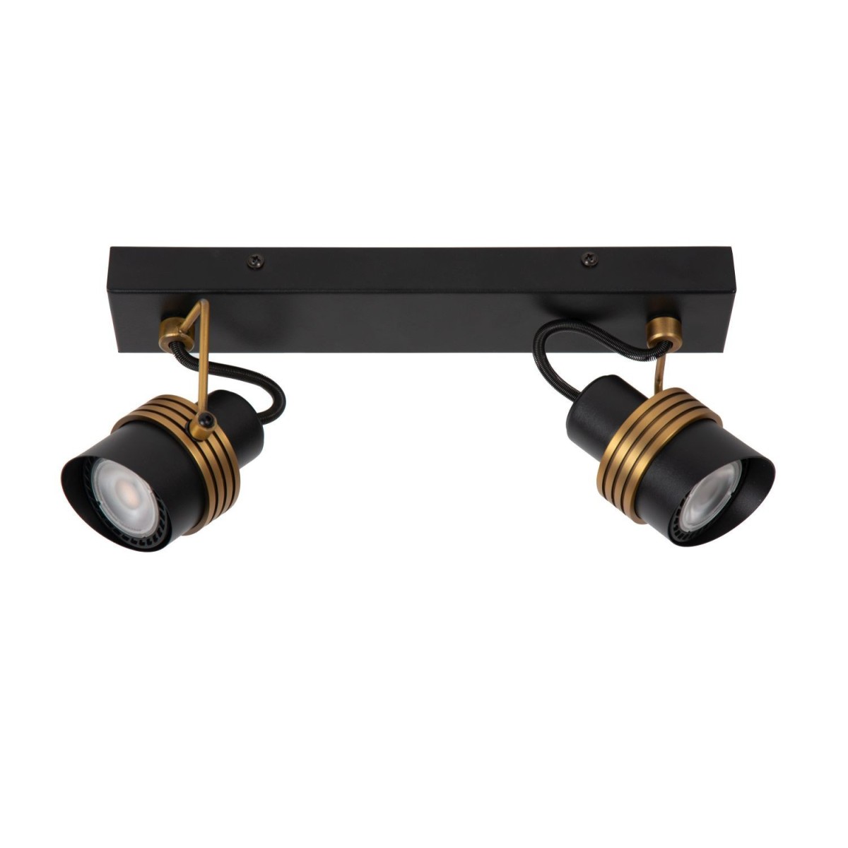 Lucide 34944/02/30 TUNDRAN - Reflektor sufitowy - 2xGU10 - Czarny