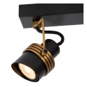 Lucide 34944/02/30 TUNDRAN - Reflektor sufitowy - 2xGU10 - Czarny