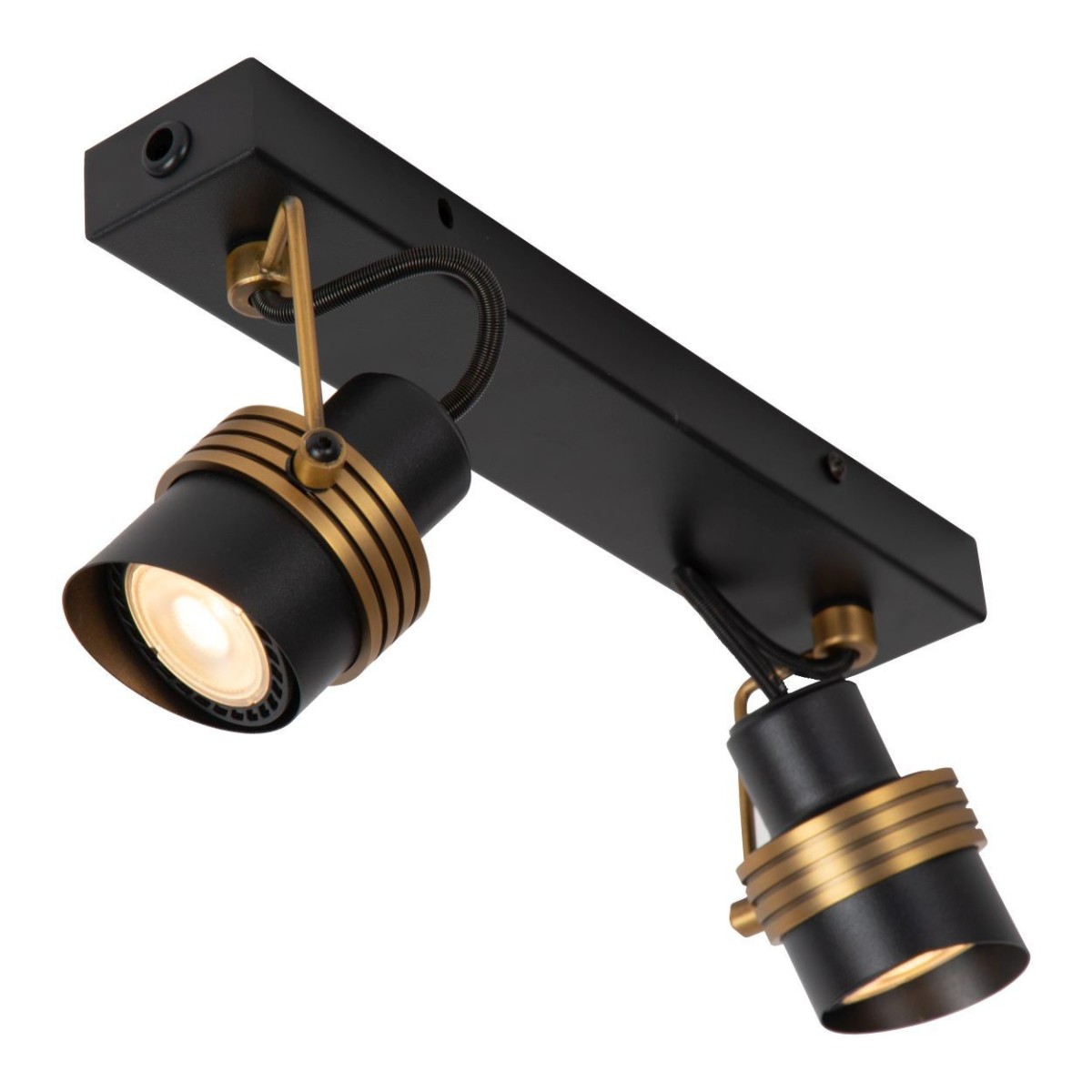 Lucide 34944/02/30 TUNDRAN - Reflektor sufitowy - 2xGU10 - Czarny