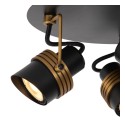 Lucide 34944/13/30 TUNDRAN - Reflektor sufitowy - 21 cm - 3xGU10 - Czarny