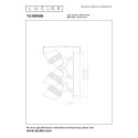Lucide 34944/13/30 TUNDRAN - Reflektor sufitowy - 21 cm - 3xGU10 - Czarny