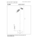 Lucide 09739/02/31 CLUBS - Lampa podłogowa - 2xGU10 - Biała