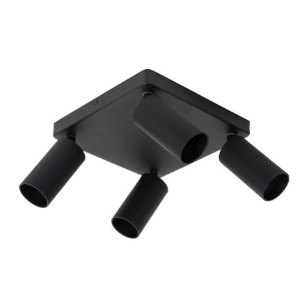 Lucide 09939/14/30 CLUBS - Reflektor sufitowy - 4xGU10 - Czarny