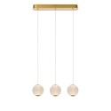 Lucide 13499/12/60 CINTRA - Lampa wisząca - LED ściemnialna - 3x4.7W 2700K - Przezroczysta