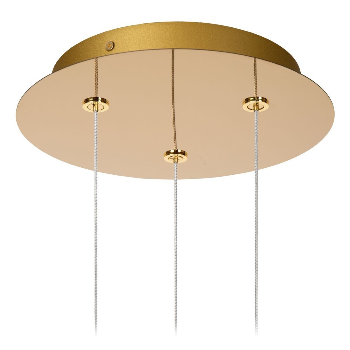 Lucide 13499/13/60 CINTRA - Lampa wisząca - 25 cm - LED ściemnialna - 3x4.7W 2700K - Przezroczysta