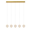 Lucide 13499/21/60 CINTRA - Lampa wisząca - LED ściemnialna - 5x4.7W 2700K - Przezroczysta