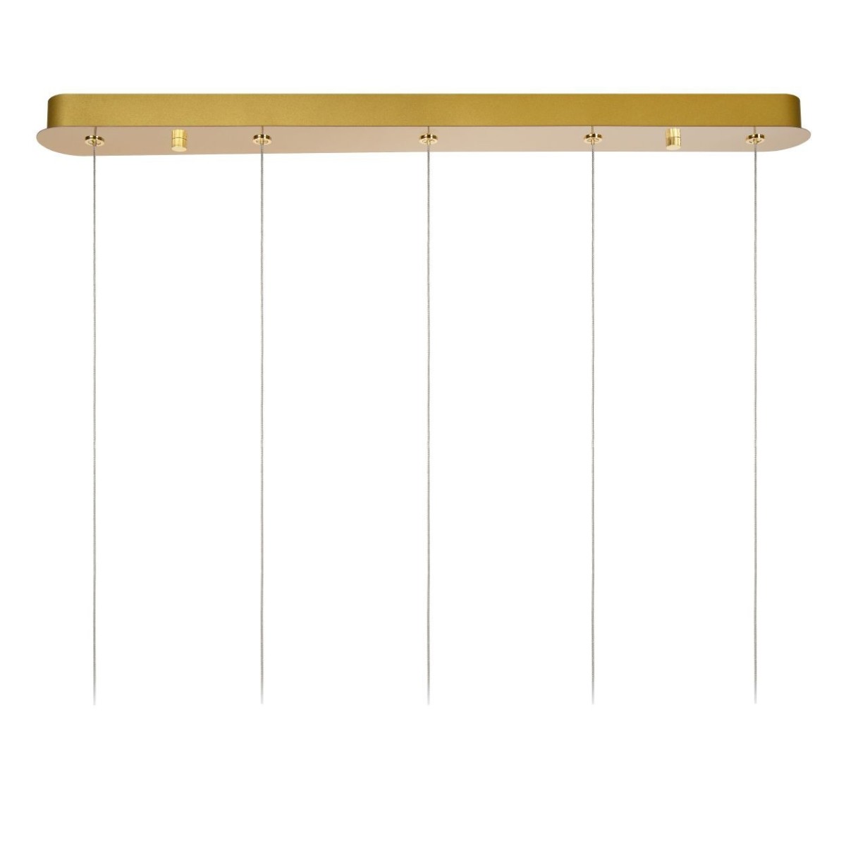 Lucide 13499/21/60 CINTRA - Lampa wisząca - LED ściemnialna - 5x4.7W 2700K - Przezroczysta