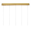 Lucide 13499/21/60 CINTRA - Lampa wisząca - LED ściemnialna - 5x4.7W 2700K - Przezroczysta