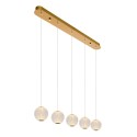 Lucide 13499/21/60 CINTRA - Lampa wisząca - LED ściemnialna - 5x4.7W 2700K - Przezroczysta