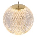 Lucide 13499/22/60 CINTRA - Lampa wisząca - 32 cm - Ściemniacz LED - 5x4.7W 2700K - Przezroczysta