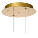 Lucide 13499/22/60 CINTRA - Lampa wisząca - 32 cm - Ściemniacz LED - 5x4.7W 2700K - Przezroczysta