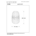 Lucide 13541/14/31 FLORES - Lampa stołowa - 14.1 cm - 1xE14 - Biała