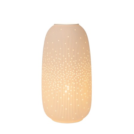 Lucide 13541/18/31 FLORES - Lampa stołowa - 17.5 cm - 1xE14 - Biała